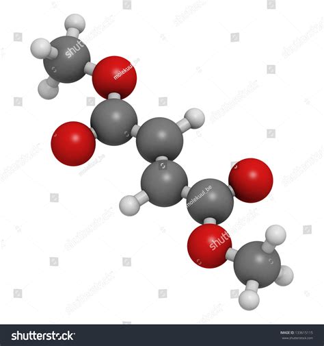 Dimethyl Fumarate Dmf Multiple Sclerosis Psoriasis Stock Illustration