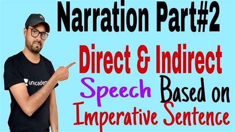 Narration Part Narration In Hindi Direct Indirect Speech Narration Change Rules For SSC