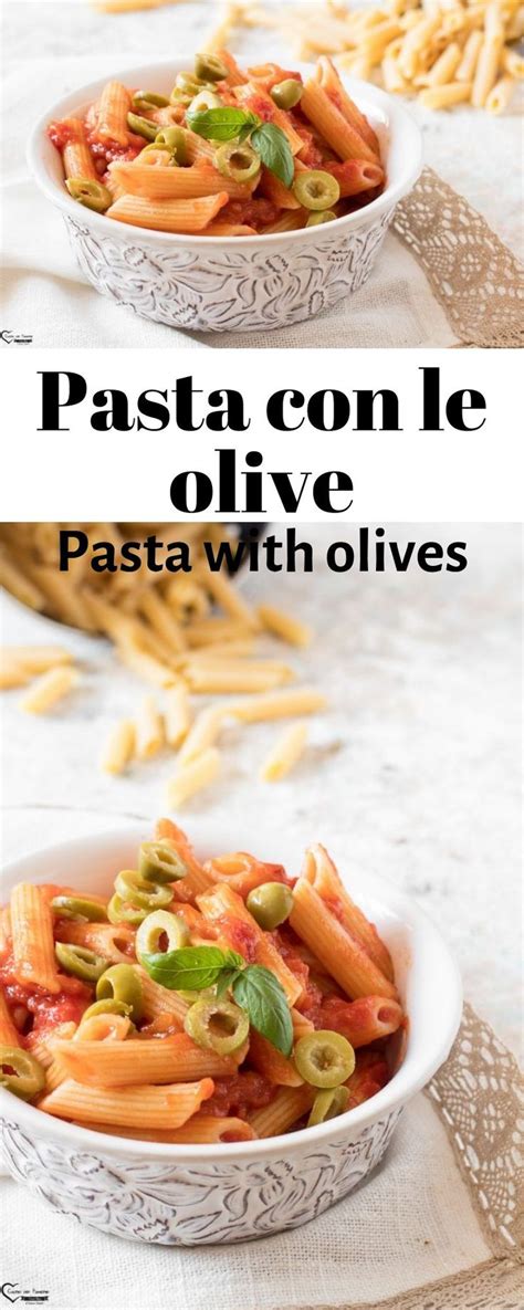 Sarà un entrée perfetto per l'autunno. Pasta ricette, olive ricette, primo piatto ricette, giallo ...