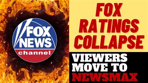 Fox News Ratings Collapse Losing Viewers To Newsmax Youtube