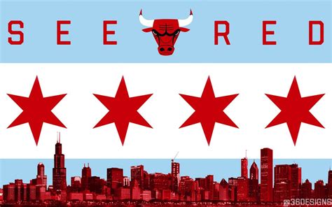 Download Chicago Flag Wallpapertip