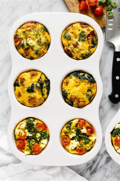 Healthy Breakfast Egg Muffins 3 Ways Downshiftology