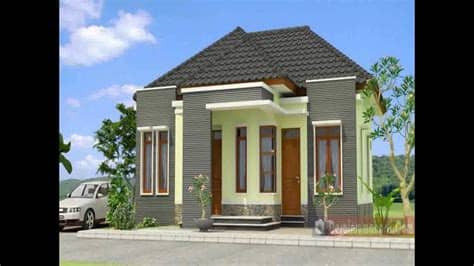 Bentuknya sanat minimalis tapi tetap elegan. trend model rumah harga 50 juta - YouTube