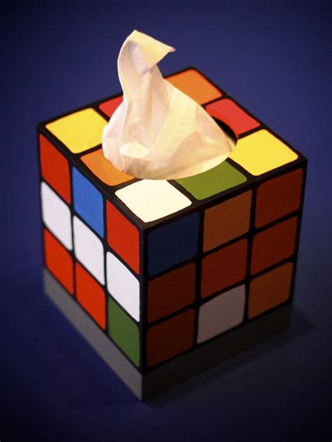 Rubiks Cube Tissue Box Cubes Pinterest