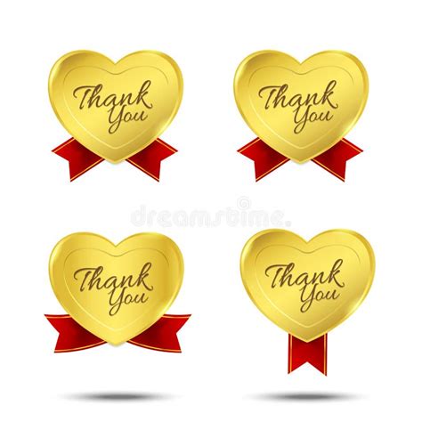 Thank You On Banner Sign Message Symbol Isolated On White Stock