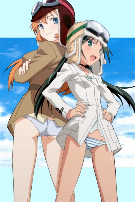 strike witches francesca lucchini charlotte e yeager 640x960