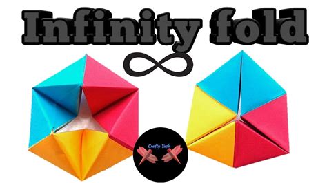 Infinity Foldhow To Make Paper Folding Flexagoncrafty Yash Youtube