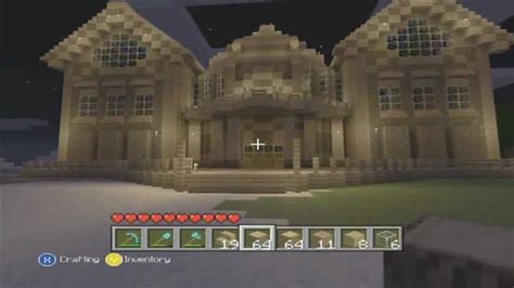 Minecraft Xbox 360 Mansion Mega Build Youtube