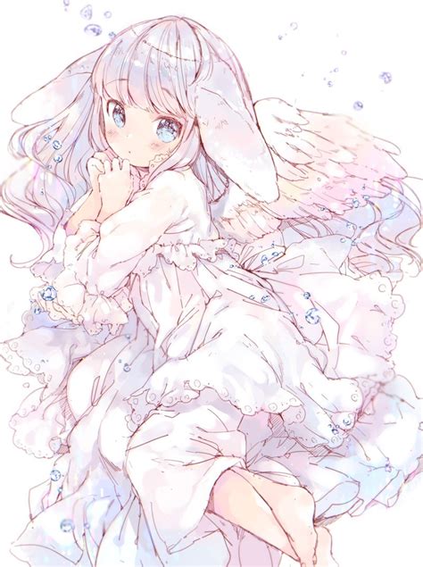 Mutou Mato Original Commentary Request 1girl Angel Angel Wings