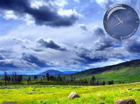Field Clock Screensaver For Windows Download Summer Screensaver