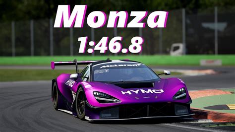 Monza Hotlap SETUP 1 46 8 McLaren 720s GT3 Assetto Corsa