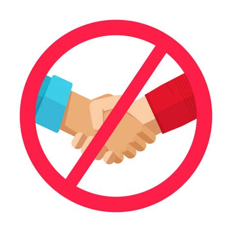 Avoiding Handshakes Illustrations Royalty Free Vector Graphics And Clip