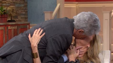 Klg Gets A Really Really Long Surprise Kiss From Regis Philbin