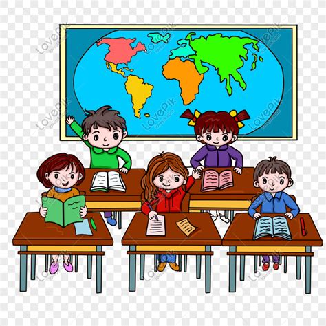 45 new clipart in the last 24 hours. ilustrasi karakter kartun kelas siswa digambar tangan PNG ...
