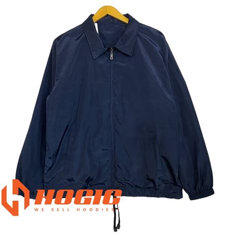 Jual Jaket Coach Resleting Polos Anti Air Windbreaker Pria Dan Wanita M