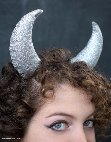 Devilish Diy Horns For Halloween Headband Lia Griffith