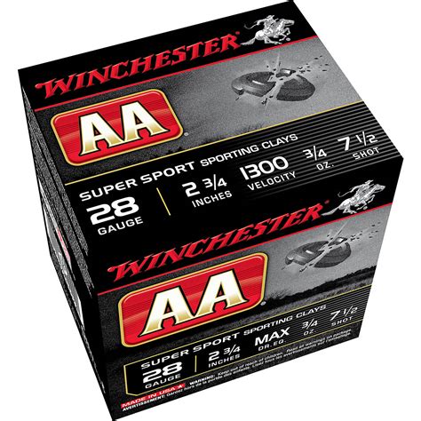 Winchester Aa 28 Gauge Super Sport Target Loads 25 Rounds Academy