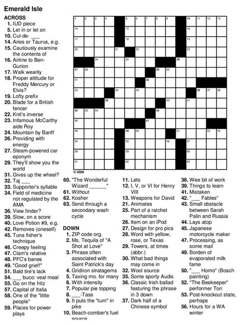 It's the perfect exercise for your brain. Printable Crossword Puzzles | Free Printable Crossword ...