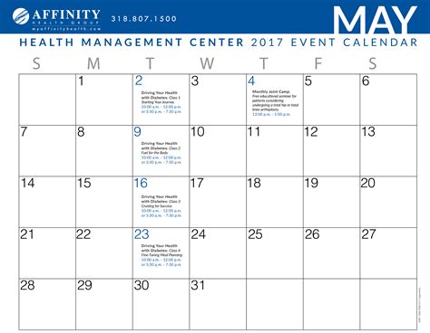 Event Planning Calendar Template