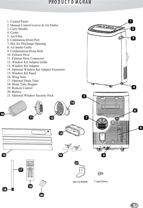 Chigo Air Conditioning Cp Wf Dl Portable Air Conditioner User Manual