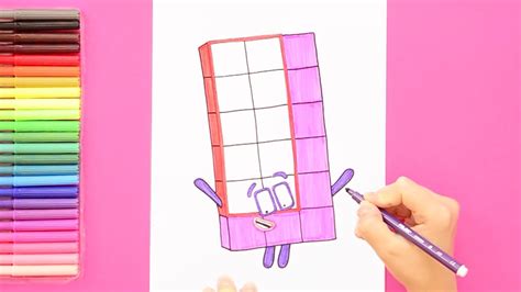 How To Draw Block Numbers