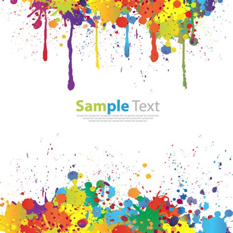 Colorful Paint Splat 7494 Free Eps Download 4 Vector