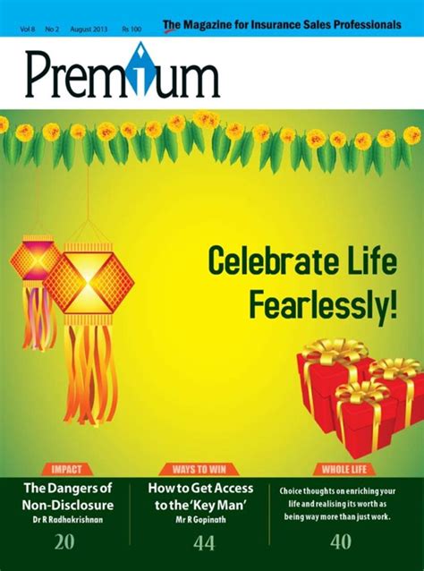Premium August 2013 Magazine Get Your Digital Subscription