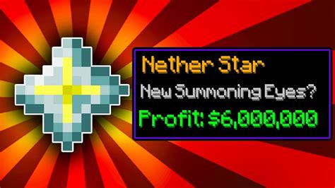 Nether Stars Are Better Summoning Eyes 30m Per Hour Hypixel