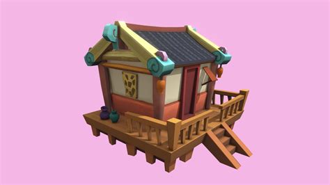 Stylized House Download Free 3d Model By Jacky Sii Peterpercy