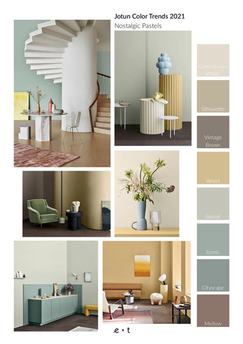 4 Color Trends 2021 By Jotun Eclectic Trends Interior Design Trends