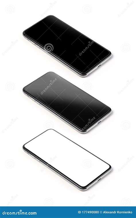 Smartphone Mobile Phone Isolated Stock Photo Image Of Modern