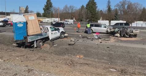 One Hospitalized After Multi Vehicle Head On Crash In Spokane Valley