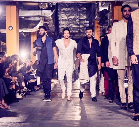 check out best friends varun dhawan and arjun kapoor turn showstoppers at lakme fashion week