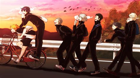 .4k, 5k hd wallpapers free download, these wallpapers are free download for pc, laptop, iphone, android phone and ipad desktop. Haikyu Yu Nishinoya Riding Cycle On Tobio Kageyama ...