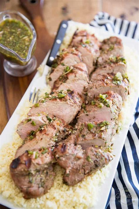This cut of meat is good value, as well as being tender and moist. Grilled Herbed Pork Tenderloin • The Healthy Foodie