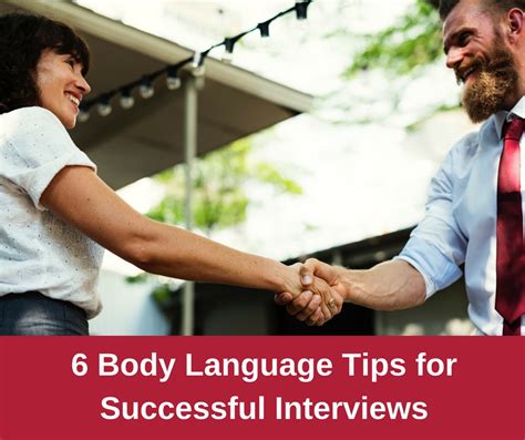 6 Confidence Building Body Language Tips For Your Next Interview
