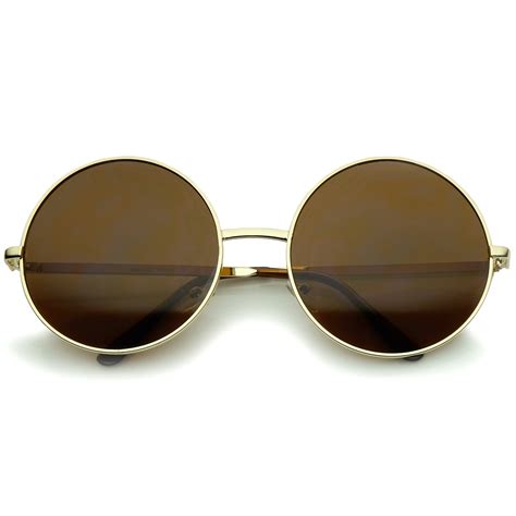Sunglassla Super Large Oversize Slim Temple Round Sunglasses Ebay