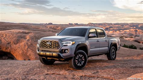 Toyota Tacoma 2020my Trd Off Road Color Cement Front Three Quarter