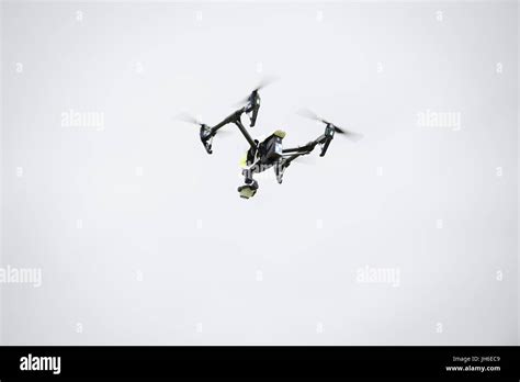 Embargoed To 0001 Friday July 14 A Dji Inspire Police Drone Flies As