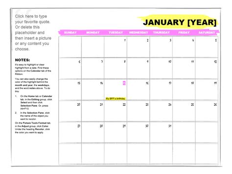 Student Calendar Template Excel Excel Templates