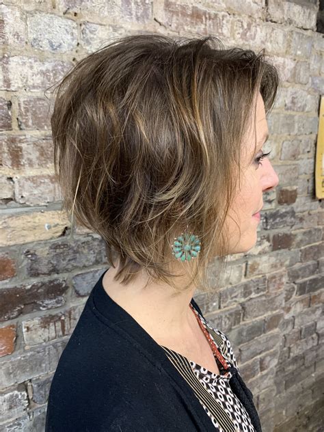 Textured Angled Bob For Fine Hair Bob Hairstyles For Fine Hair Fine