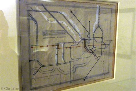 Early Sketch By Harry Beck Of His New Tube Map Design Map Design