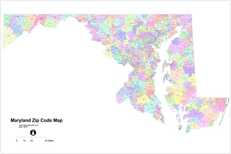 Maryland Zip Code Map With Counties Zip Code Map County Map County