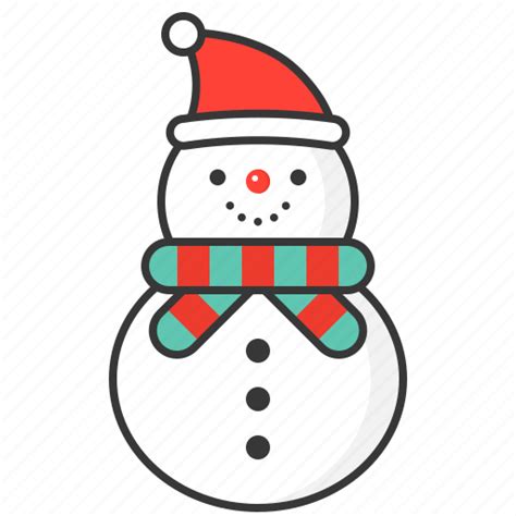 Christmas Holiday Snow Snowman Winter Xmas Icon Download On