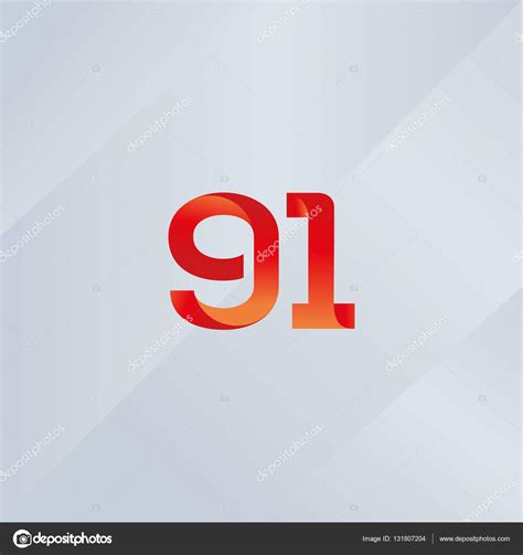 91 Number Logo Icon ⬇ Vector Image By © Brainbistro Vector Stock