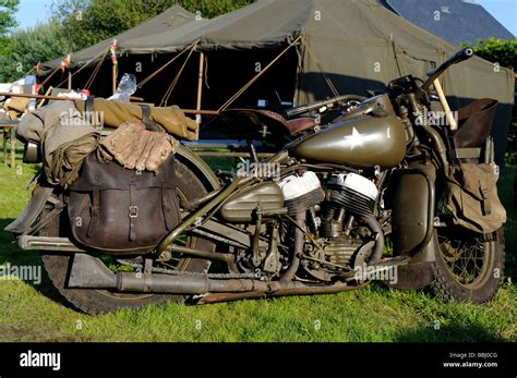 World War Ii Harley Davidson Motor Bike Hi Res Stock Photography And