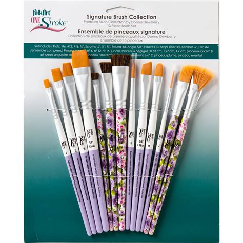 Shop Plaid FolkArt One Stroke Brushes Brush Sets Signature Set