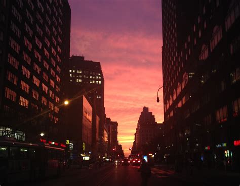 11 Beautiful Sunsets Over New York City New York Cliché