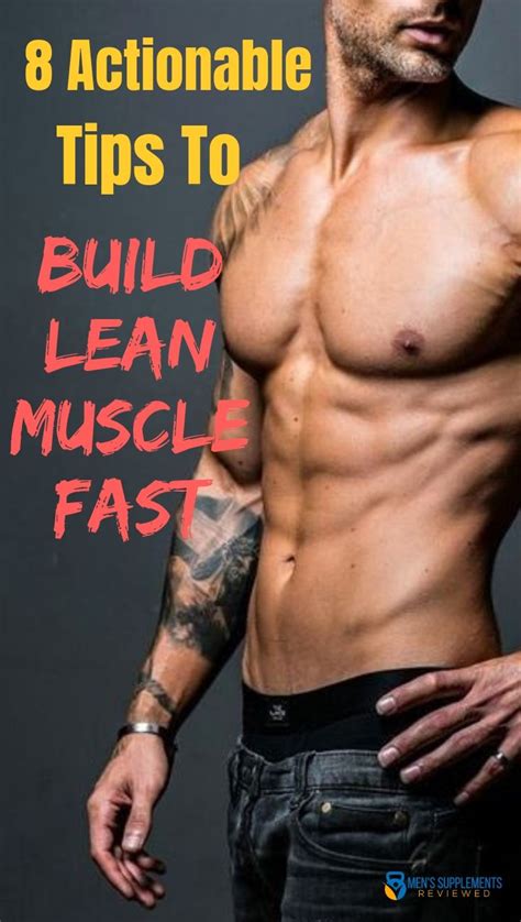 Actionable Tips To Build Lean Muscle Fast Lean Muscle Workout Lean