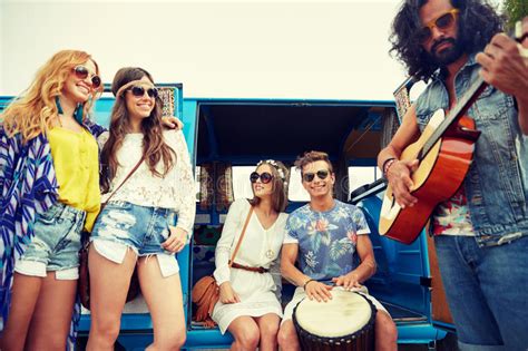 160 quotes have been tagged as vacation: Happy Hippie Friends Playing Music Over Minivan Stock Image - Image of guitar, hippy: 79851209